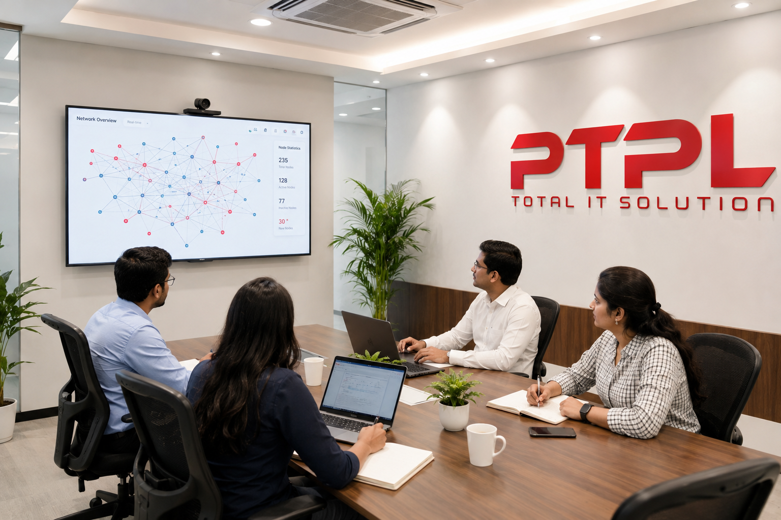 The PTPL team at work